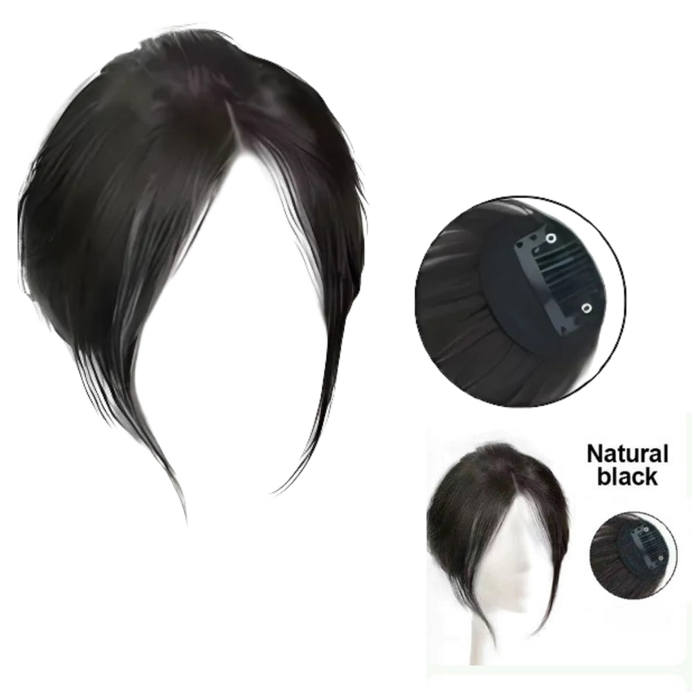 Rose® HairBangs 1+1 GRATIS: Gedeeltelijke Haar Voorkant Pony Haarstukje Klem