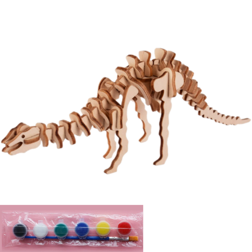 Kletshuts™ PuzzlePaint 1+1 GRATIS: DIY Knutselplezier Leren 3D-Puzzel Schilderpakket