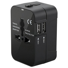 UniversalAdapter - Universele Dual Ports Reizen Compacte Adapter