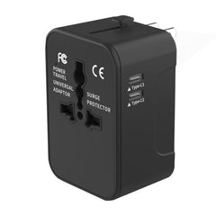 UniversalAdapter - Universele Dual Ports Reizen Compacte Adapter