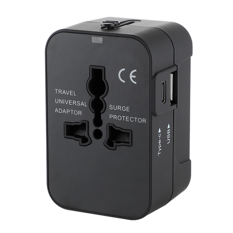 UniversalAdapter - Universele Dual Ports Reizen Compacte Adapter