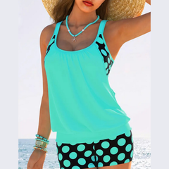 Icone™ BeachChic: Losse Mouwloze Top En Chique Shorts Strandoutfit Set