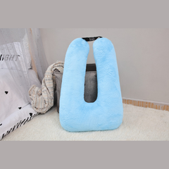 TravelPillow - Pluche U-Vormige Comfortabele Reis Neksteun Kussen