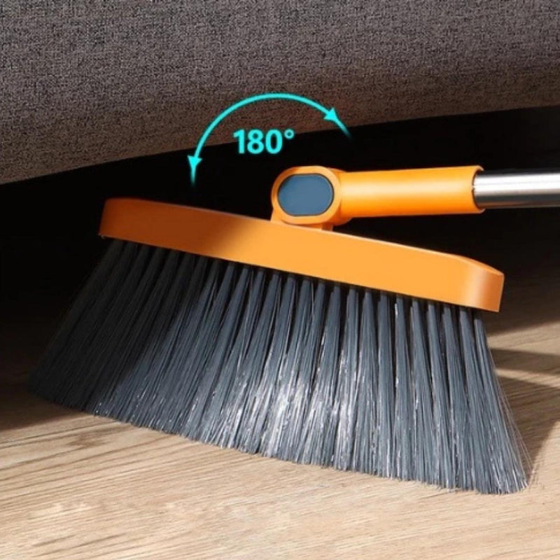 Cleaner Pro° FlexibleBroom: Verstelbare Lange Handgreep Eenvoudige Opslag Flexibele Bezem