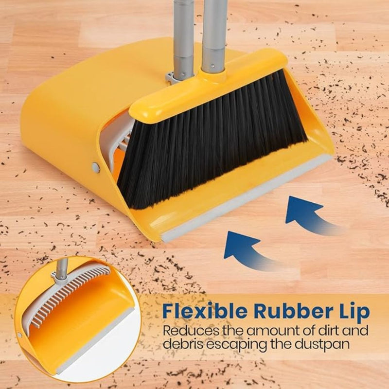 Cleaner Pro° FlexibleBroom: Verstelbare Lange Handgreep Eenvoudige Opslag Flexibele Bezem