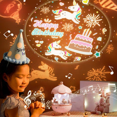 Ledsen™ BunnyProjector: Multi Film Licht Bunny Ontwerp Kleurrijke Projector