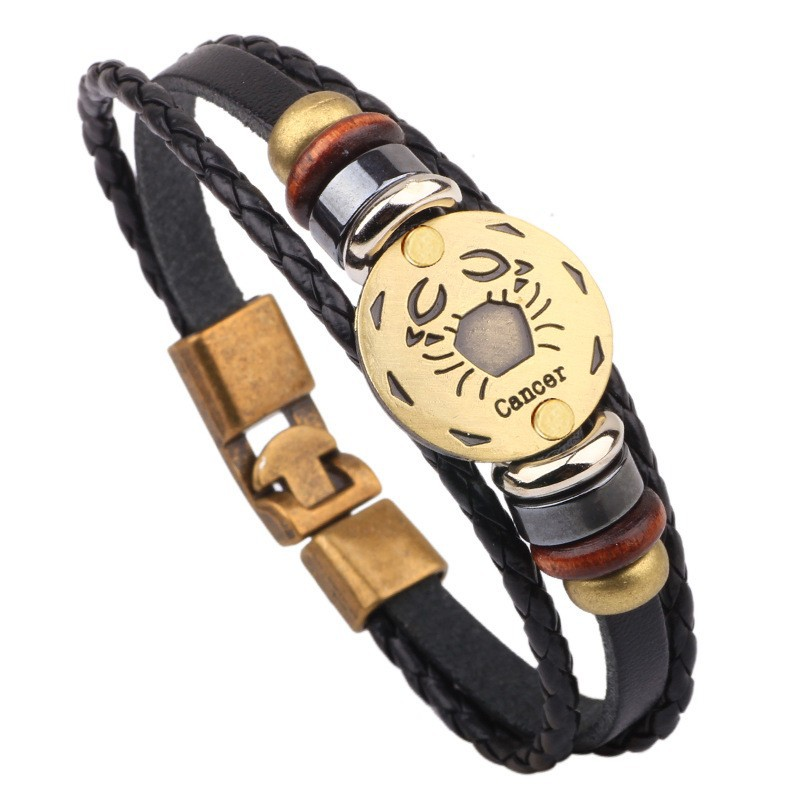 Jewelance™ ZodiacBracelet 1+1 GRATIS: Verstelbare Vintage Charme Zodiac Sign Bracelet