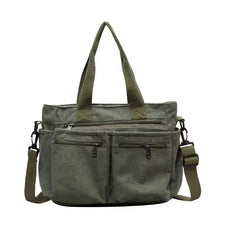 Icone™ CorduroyBag: Grote Capaciteit Unisex Vintage Stijl Corduroy Tas