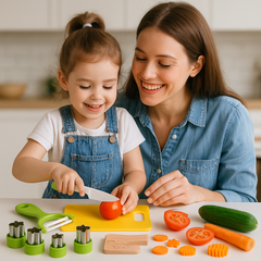 Kletshuts™ KidsKitchen: Veilig Snijden Spelen Kinderen Keuken Speelgoed Set