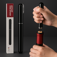 Globetrek° WineOpener 1+1 GRATIS: Luchtdrukpomp Eenvoudige Wijnflesopener