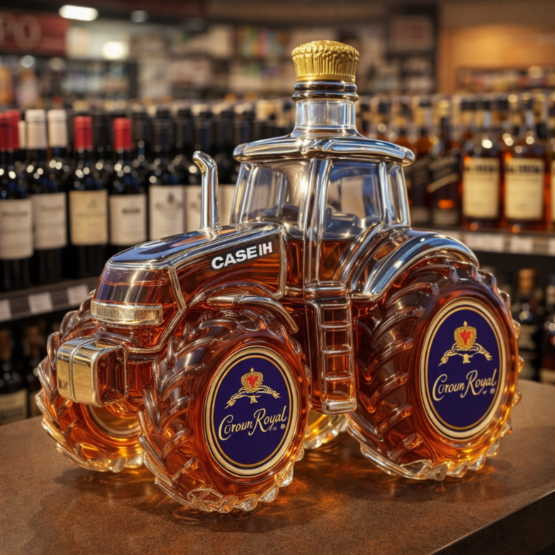VintageBottle - Creatief Boerderij-Inspiratie Rustiek Vintage Fles Ontwerp