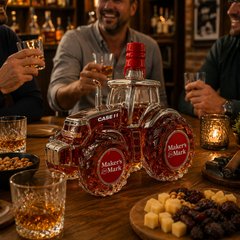 VintageBottle - Creatief Boerderij-Inspiratie Rustiek Vintage Fles Ontwerp