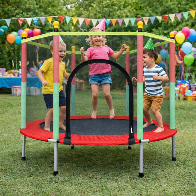 Kletshuts™ JumpingTrampoline - Leuk Energiek Genietelijk Actief Spelen Springtrampoline