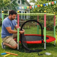 Kletshuts™ JumpingTrampoline - Leuk Energiek Genietelijk Actief Spelen Springtrampoline