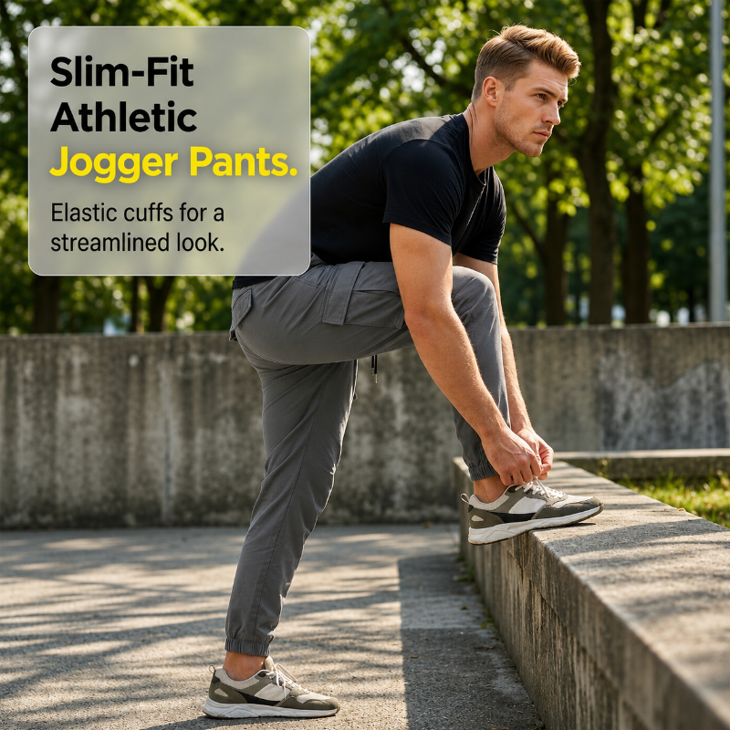 Icone™ CargoPants: Multi-Pockets En Verstelbare Taille Casual Cargo Broeken Voor Mannen
