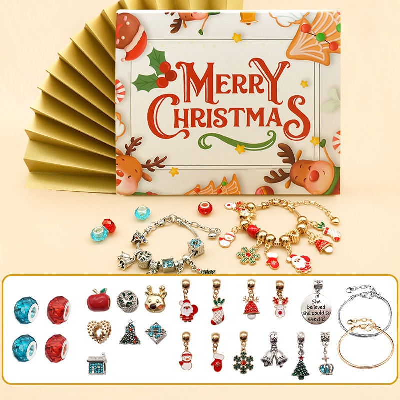 Jewelance™ BraceletCalendar: DIY Kerst Adventskalender Armband Bedelset