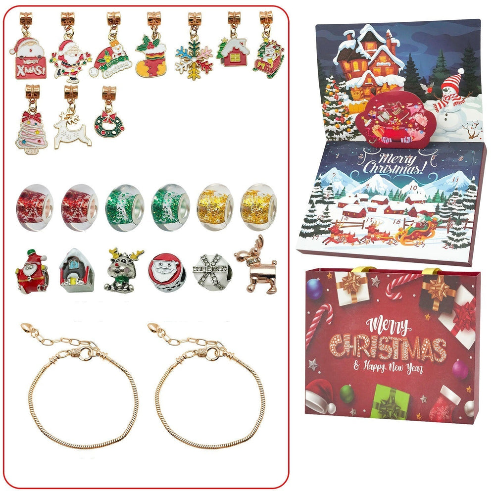 Jewelance™ BraceletCalendar: DIY Kerst Adventskalender Armband Bedelset