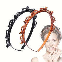 Rose® ClipHeadband 1+1 GRATIS: Eenvoudig Stijlen Multi-Grip Haarband Haar Clips