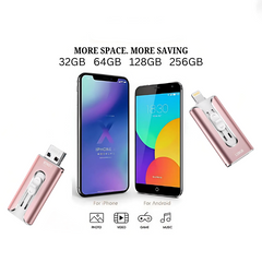 USBDrive - Compact En Duurzame Multi‑Apparaat 4‑In‑1 USB-Flashdrive