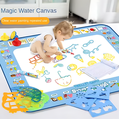 Kletshuts™ WaterCanvas: Herbruikbare Water Doodle Canvas Set Voor Kinderen