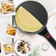 Globetrek° CrepeMaker: Snelle Zelfs Verhitting Premium Elektrische Crepe Maker