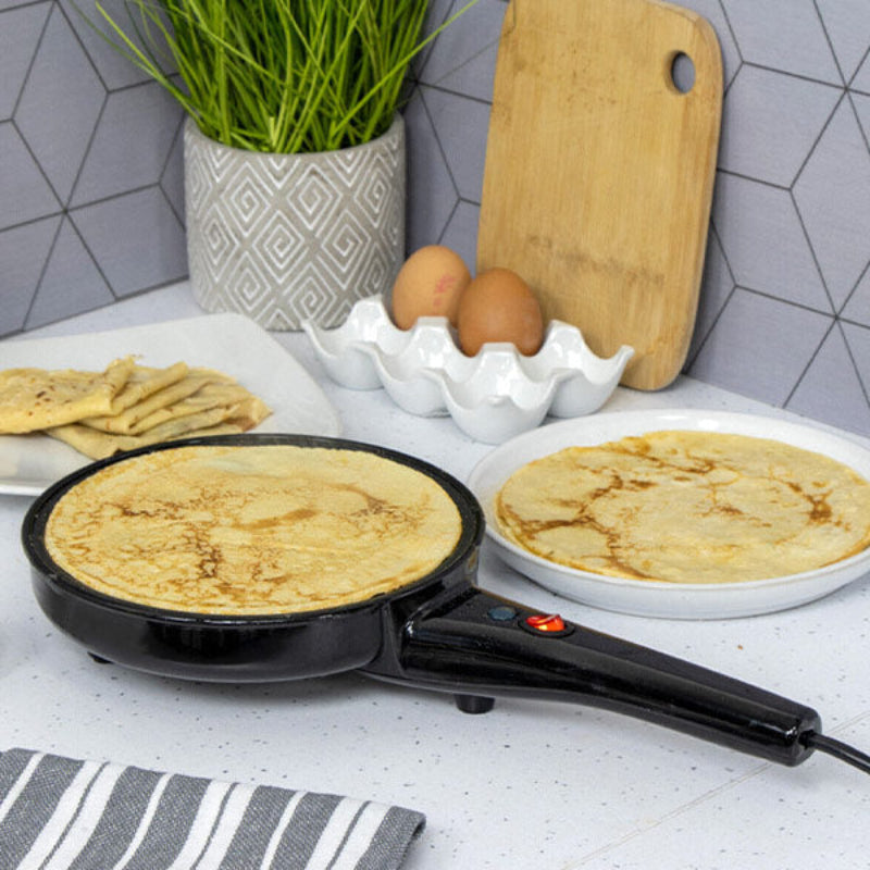 Globetrek° CrepeMaker: Snelle Zelfs Verhitting Premium Elektrische Crepe Maker
