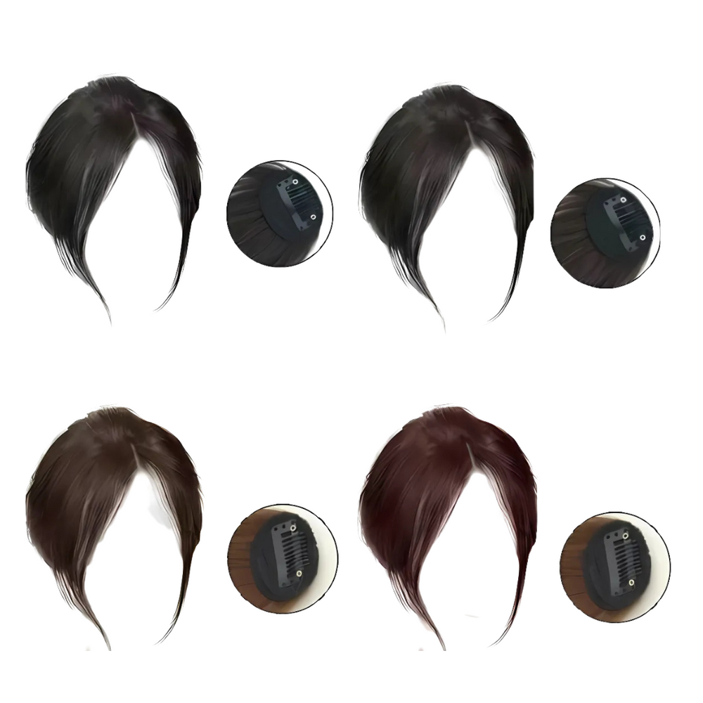Rose® HairBangs 1+1 GRATIS: Gedeeltelijke Haar Voorkant Pony Haarstukje Klem