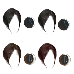 Rose® HairBangs 1+1 GRATIS: Gedeeltelijke Haar Voorkant Pony Haarstukje Klem
