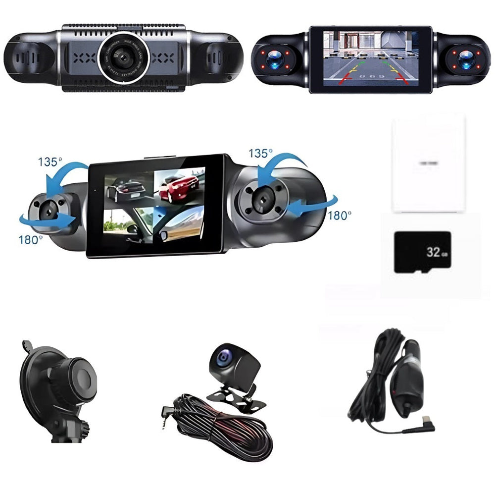 CarRecorder - Hoge Definitie 4 Camerahoeken Wifi-Auto-Recorder