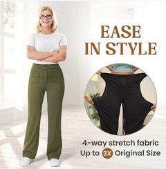 Icone™ FlexTrousers: Hoge Taille Hele Dag Comfort Flexibele Broek