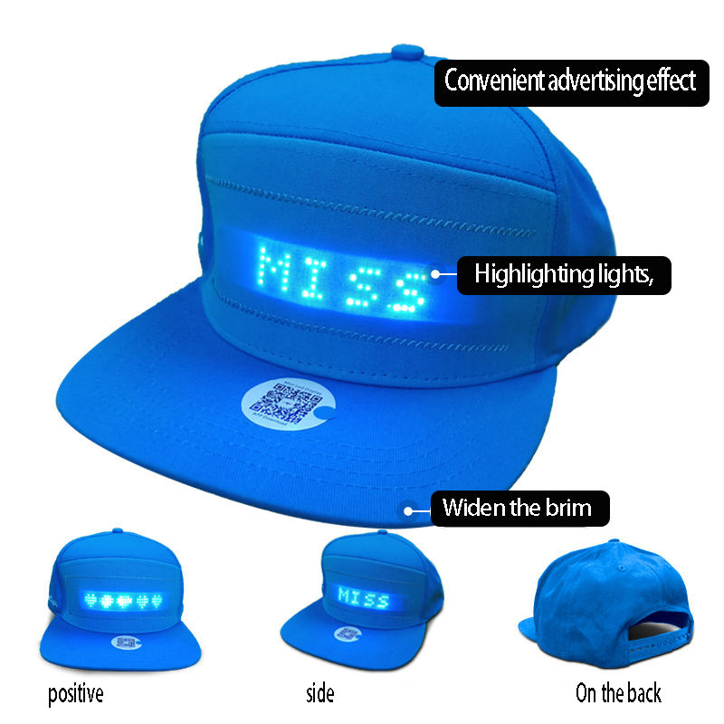 Icone™ DisplayCap: DIY LED Lichtboodschap Display Bluetooth Controle Pet