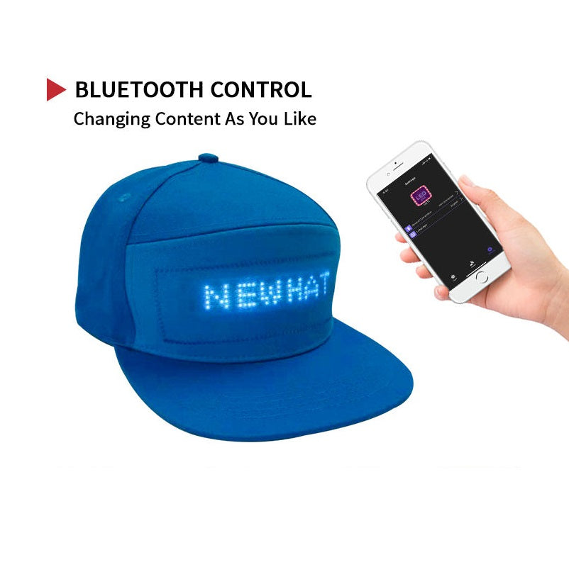Icone™ DisplayCap: DIY LED Lichtboodschap Display Bluetooth Controle Pet