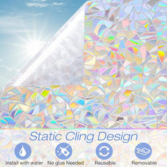 DustGuard - Eenvoudig Te Installeren Herbruikbare Stijlvolle Stofdichte Static Guard Raamfolie