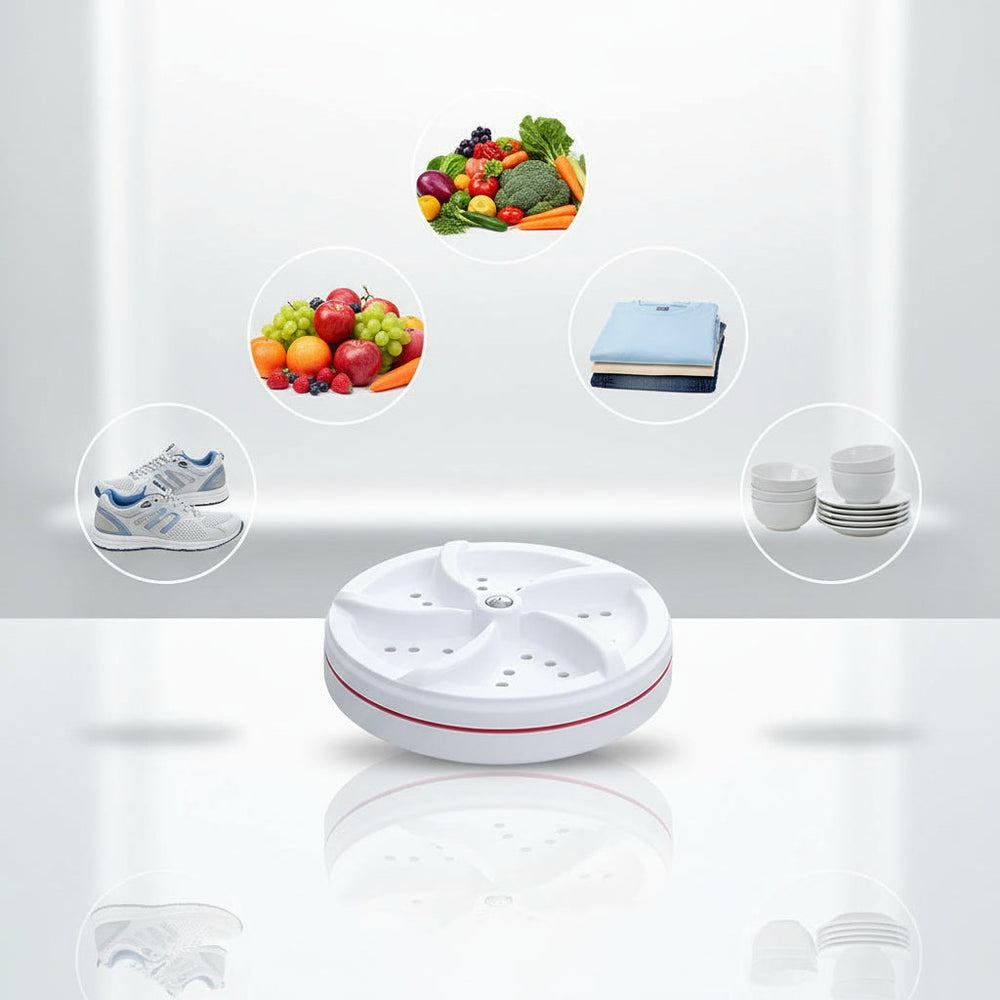 Cleaner Pro° MultiWasher: Draagbare Multifunctionele Mini Turbine Wasmachine