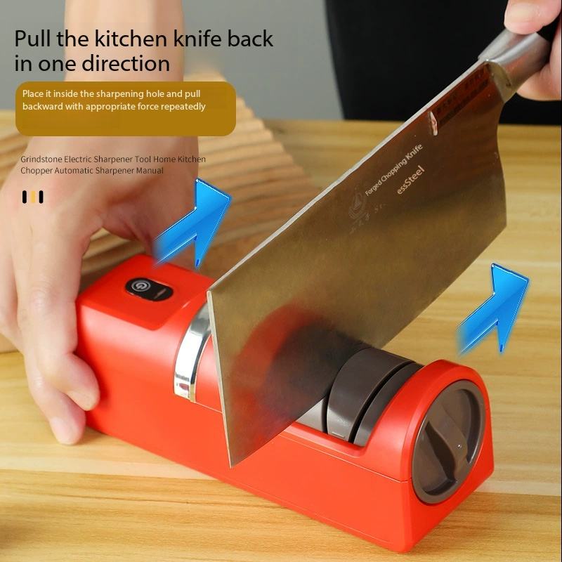 Globetrek° EdgeSharpener: Elektrisch Snel Verscherping Systeem Zacht Rand Finish Hulpmiddel