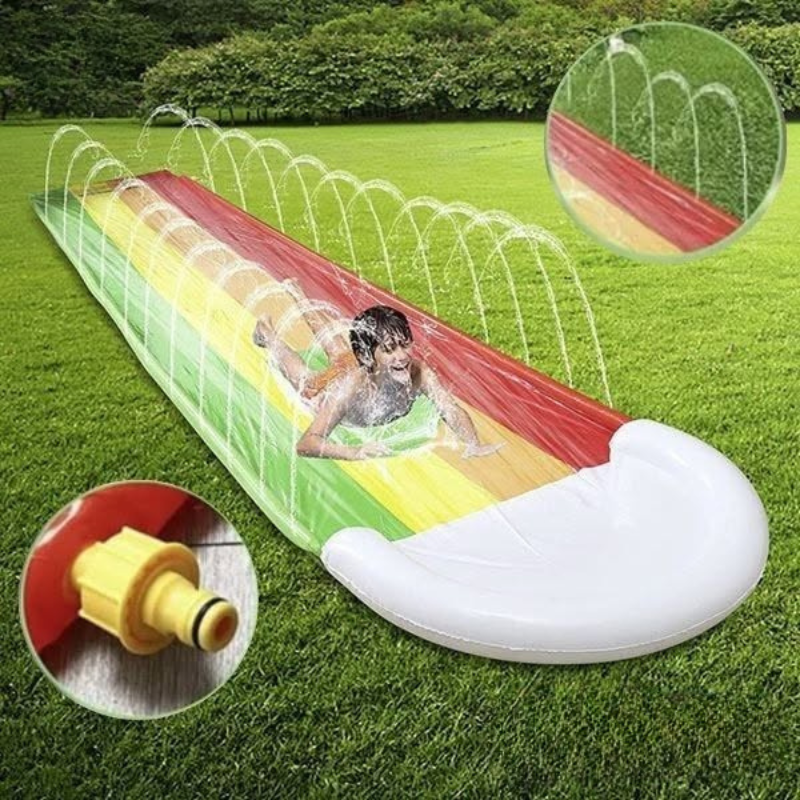 Kletshuts™ WaterSlide: Snelle Opzet Opblaasbare Waterglijbaan
