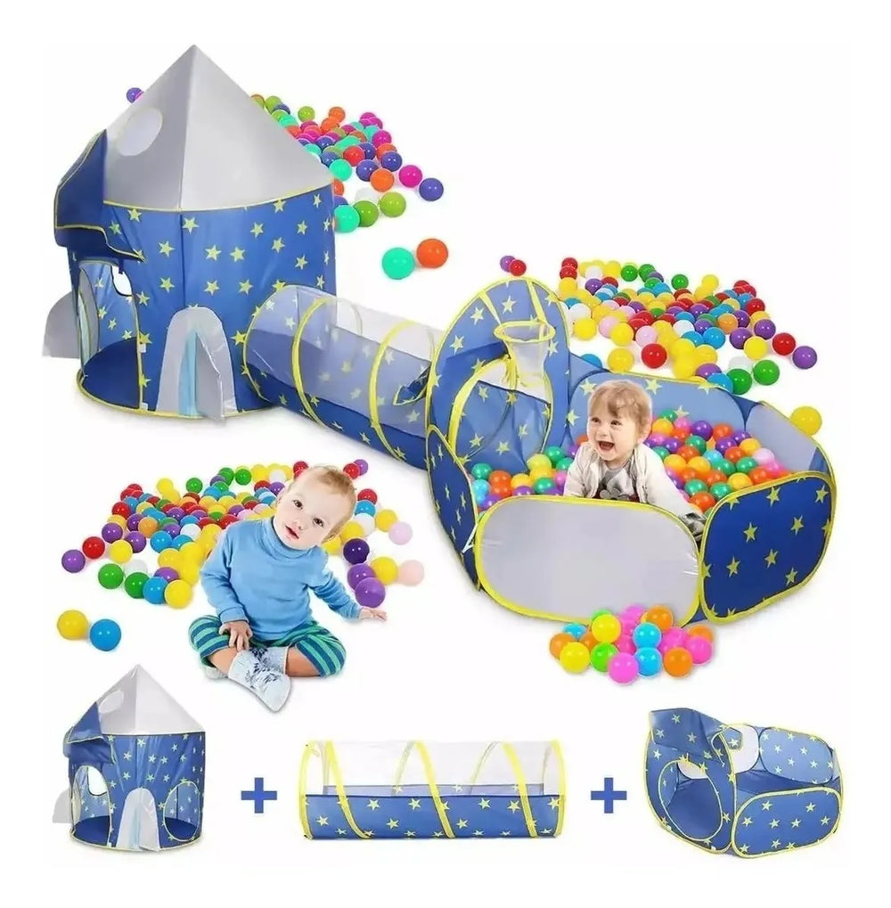 Kletshuts™ PlayhouseTent: Ruimte Thema Kindertunnel Speeltent