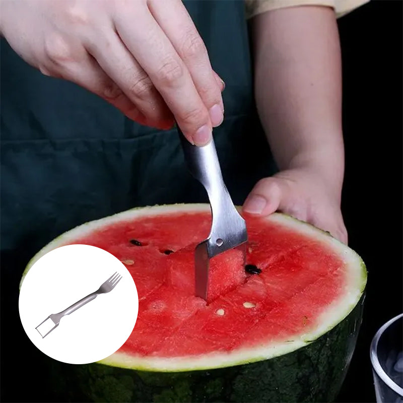 Globetrek° FruitCutter: 2 in 1 Multifunctionele Vork En Snijder