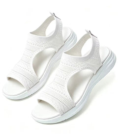 Happy™ FlatSandals: Ademend Open-Tenen Comfortabele Platte Sandalen
