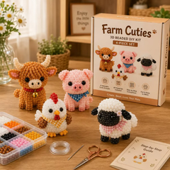 Kletshuts™ BeadCrafts: Beginner-Vriendelijk Plezier 3D DIY Kralen Knutselen