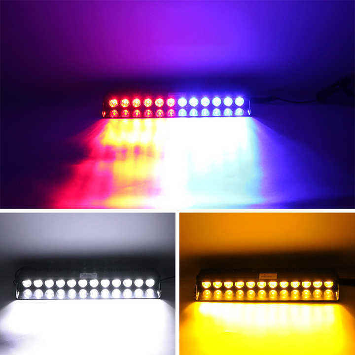 Ledsen™ FlashBar: Dashboardmontage Hoogzichtbare LED Stroboscoop Flitsbalk Licht