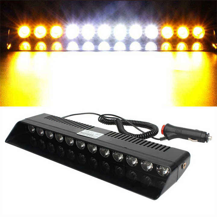 Ledsen™ FlashBar: Dashboardmontage Hoogzichtbare LED Stroboscoop Flitsbalk Licht