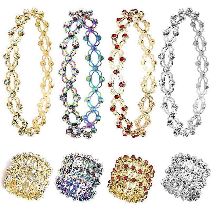 Jewelance™ FlexRing 1+1 GRATIS: Elegante Ontwerp Stijlvolle Flexibele Sieradenring Armband