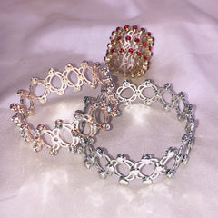Jewelance™ FlexRing 1+1 GRATIS: Elegante Ontwerp Stijlvolle Flexibele Sieradenring Armband