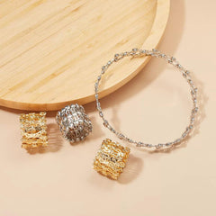 Jewelance™ FlexRing 1+1 GRATIS: Elegante Ontwerp Stijlvolle Flexibele Sieradenring Armband