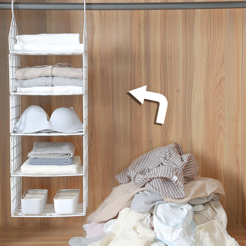 GlideHold® HangingOrganizer: Ruimtebesparende Multi Laags Verticale Hangopslag Organizer