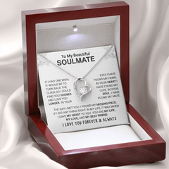 Jewelance™ ElegantNecklace: Elegante Hart Hanger Ketting Met Hartelijke Kaart Boodschap