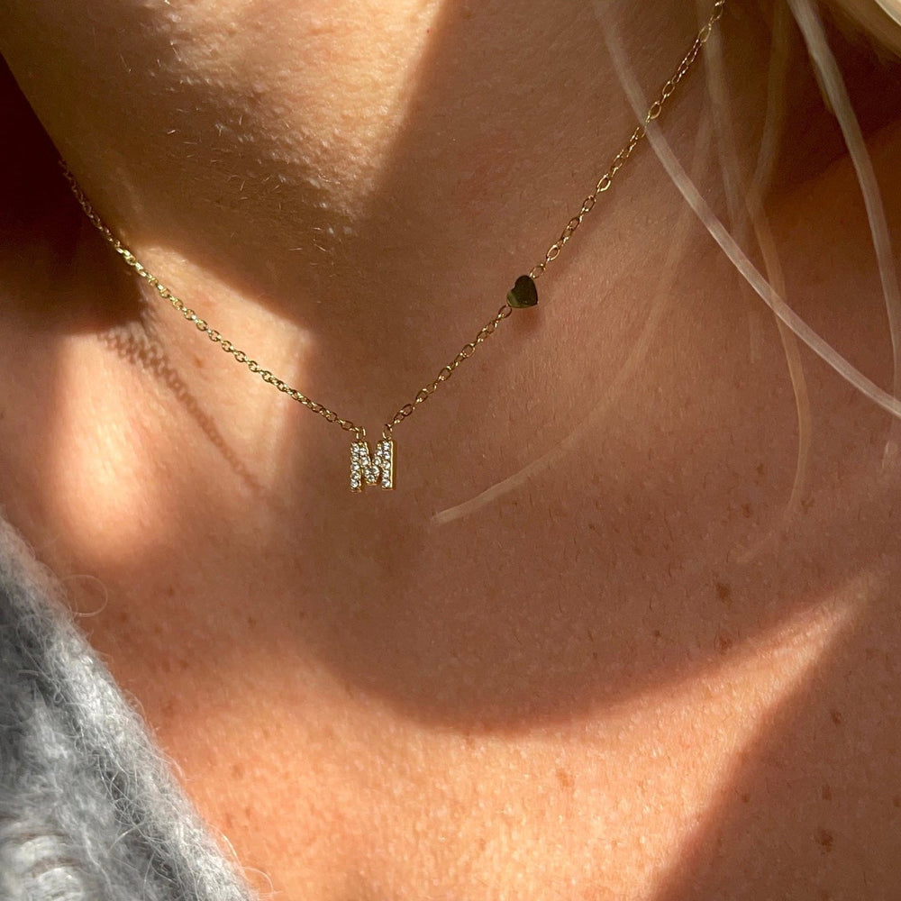 Jewelance™ InitialNecklace: Minimalistische Mode Initiaal Letter Hanger Ketting