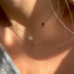 Jewelance™ InitialNecklace: Minimalistische Mode Initiaal Letter Hanger Ketting