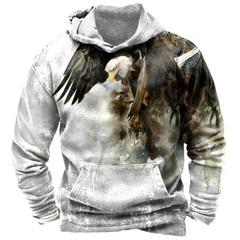 Icone™ WesternHoodie: Stijlvolle Vintage Losse Pasvorm Comfortabele Western Hoodie